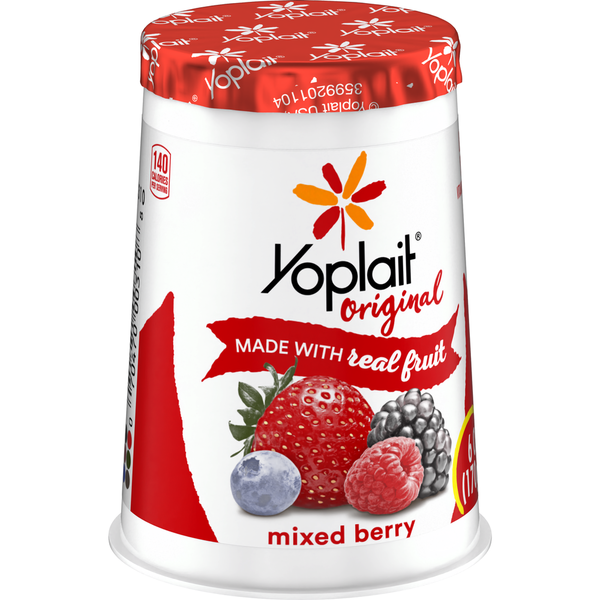 Yogurt Yoplait Original Low Fat Mixed Berry Yogurt Cup hero