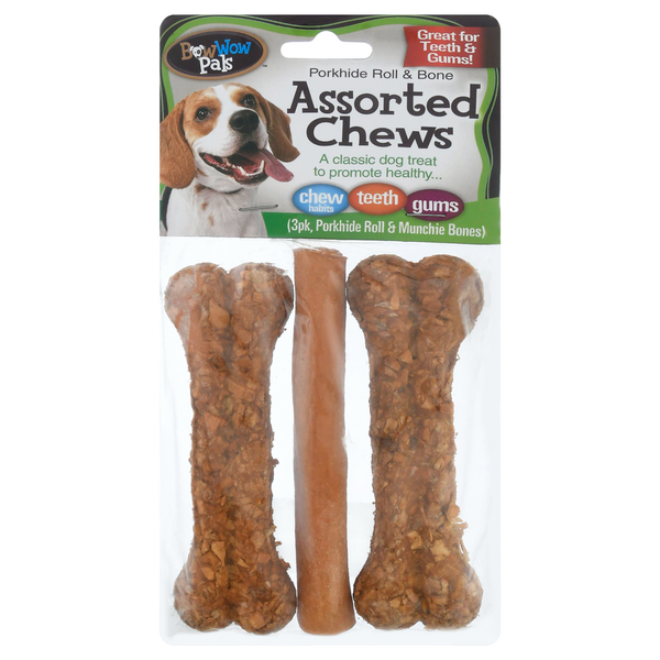 Dog Food & Care BowWow Pals Chews, Assorted hero