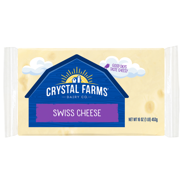 Specialty Cheeses Crystal Farms Cheese, Swiss hero