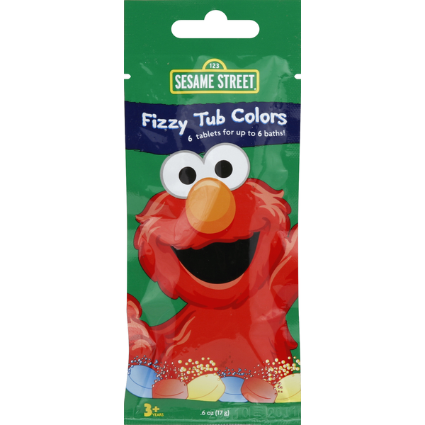 Beauty Sesame Street Tub Colors, Fizzy hero