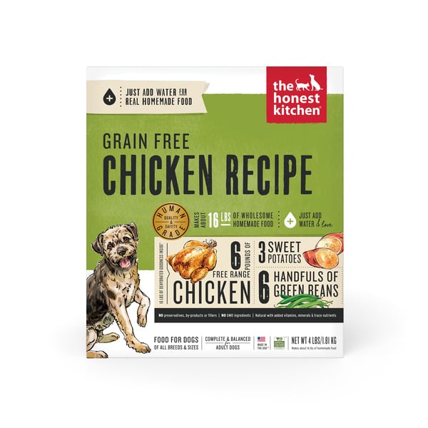 Dog Food & Care The Honest Kitchen Dehydrated Grain Free Chicken Dog Food, 4 lb Box hero