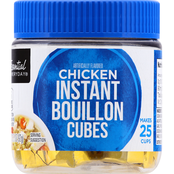 Soup, Broth & Bouillon Essential Everyday Instant Bouillon Cubes, Chicken hero