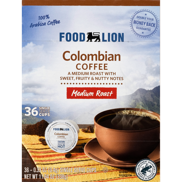 Coffee Food Lion Colombian Coffee Single Serve Cups hero