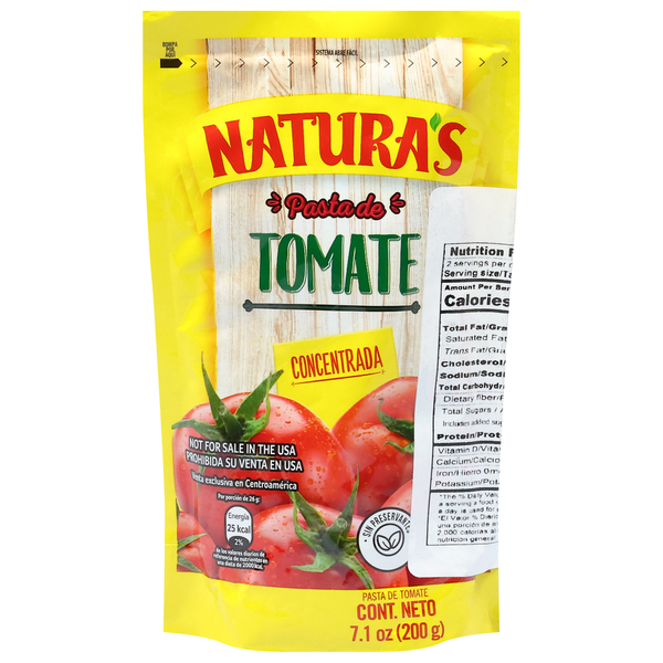 Pasta Sauce Natura's Tomato Paste hero