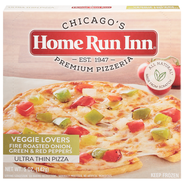 Frozen Pizza Home Run Inn Pizza, Ultra Thin, Veggie Lovers hero