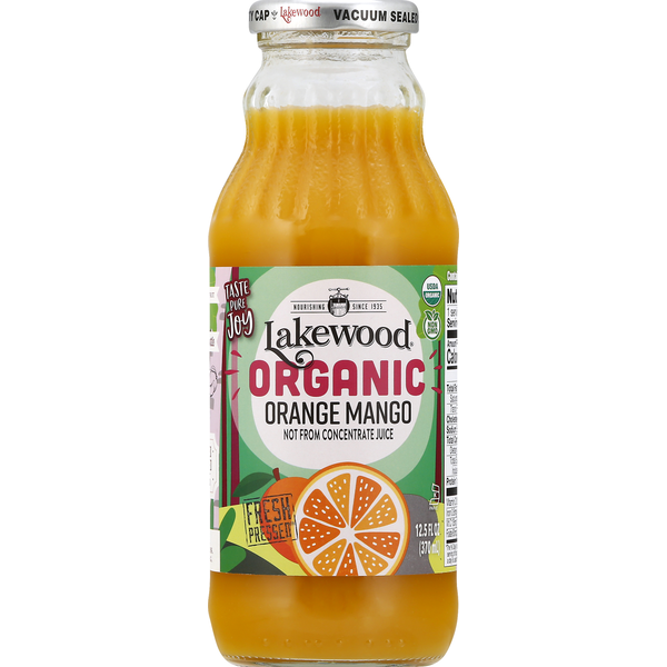 Juice & Nectars Lakewood Juice, Organic, Orange Mango hero