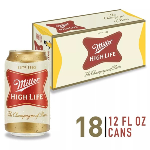 Domestic Beer Miller High Life American Lager Beer hero