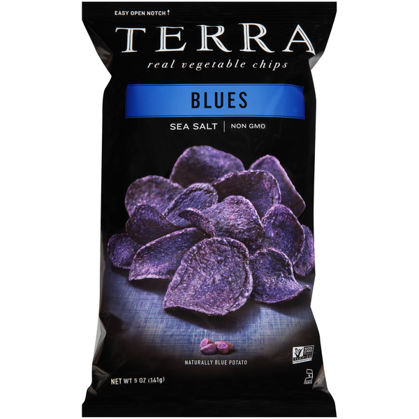 Chips & Pretzels TERRA Blues Sea Salt Real Vegetable Chips hero