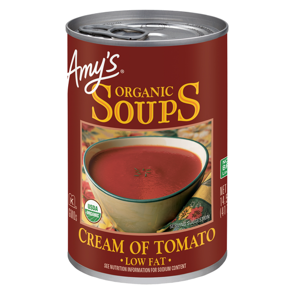 Soup, Broth & Bouillon Amy's Kitchen Cream of Tomato Soup hero