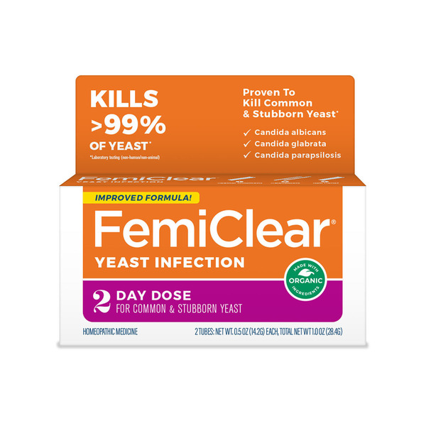 First Aid FemiClear Yeast Infection Treatment, 2-Day Dose hero