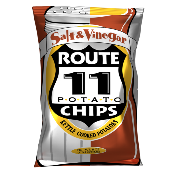 Chips & Pretzels Route 11 Salt N Vinegar Potato Chips hero