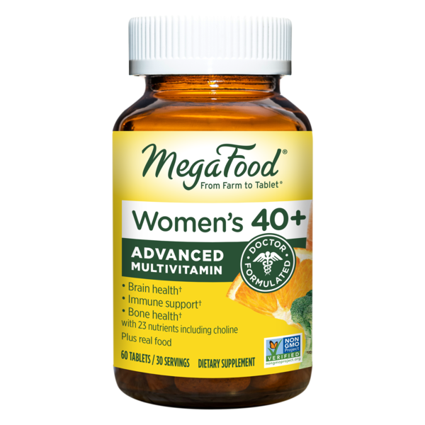 Vitamins & Minerals MegaFood Women's 40+ Advanced Multivitamin hero