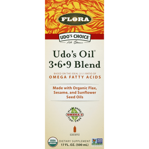 Digestion Flora Udo's Oil, 3-6-9 Blend hero