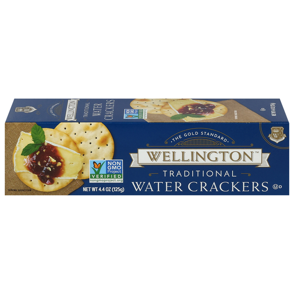 Crackers -- Specialty (Deli) Wellington Brewery Water Crackers, Traditional hero