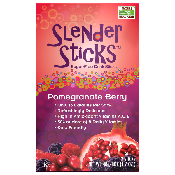 Cocoa & Drink Mixes NOW Pomegranate Berry Slender Sticks™ hero