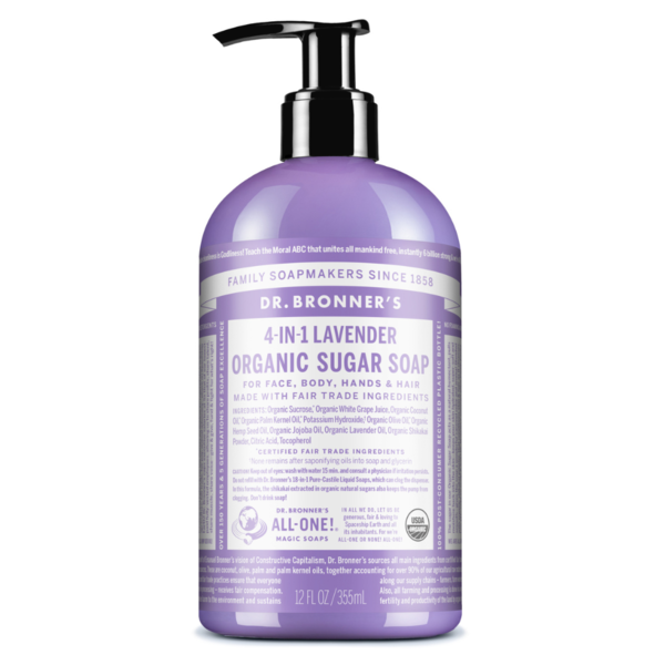 Body Lotions & Soap Dr. Bronner's Lavender, Organic Sugar Soap hero