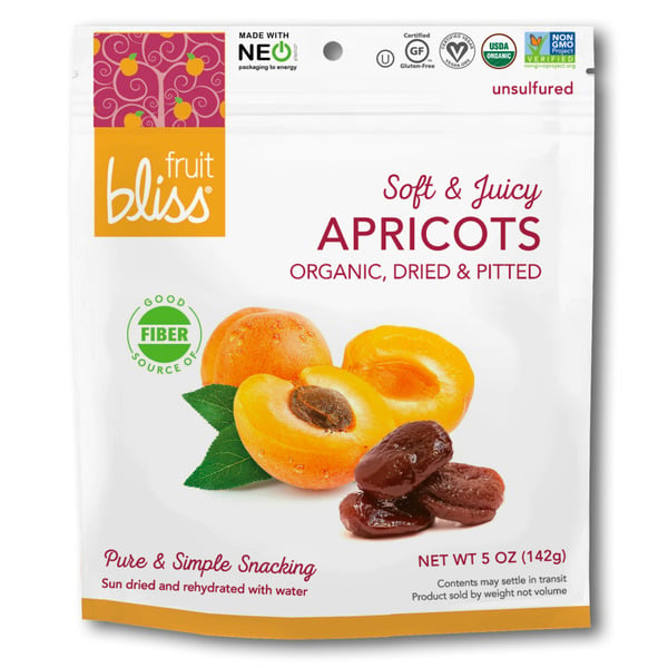 Fruit & Vegetable Snacks Fruit Bliss Organic Dried Apricots hero