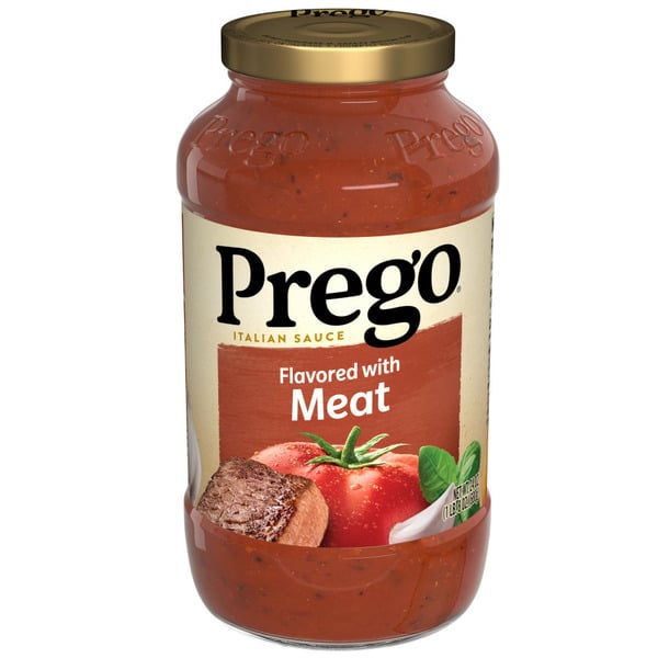 Pasta Sauce Prego Flavored with Meat Pasta Sauce hero