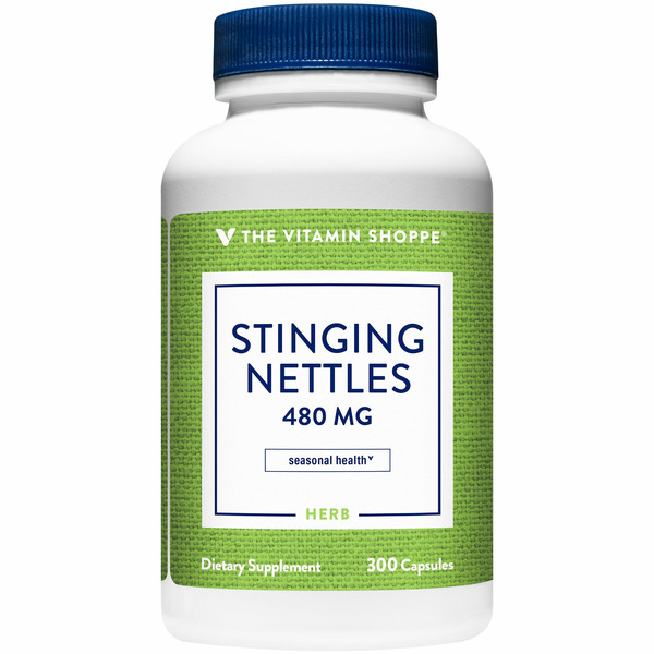 Other Herbs & Natural Remedies The Vitamin Shoppe Stinging Nettles - 480 MG (300 Capsules) hero