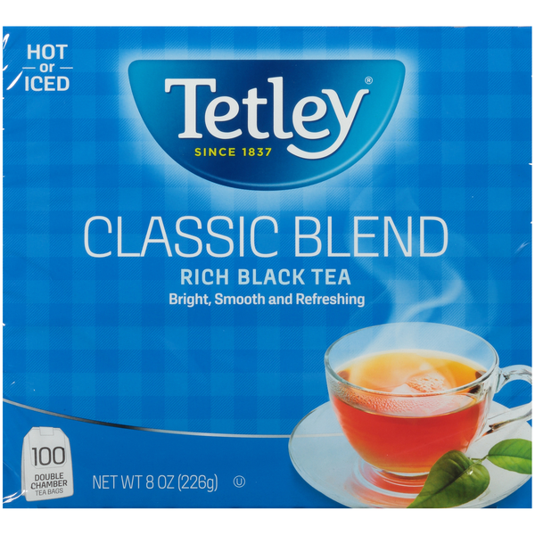 Tea Tetley Classic Blend Rich Black Tea Bags hero