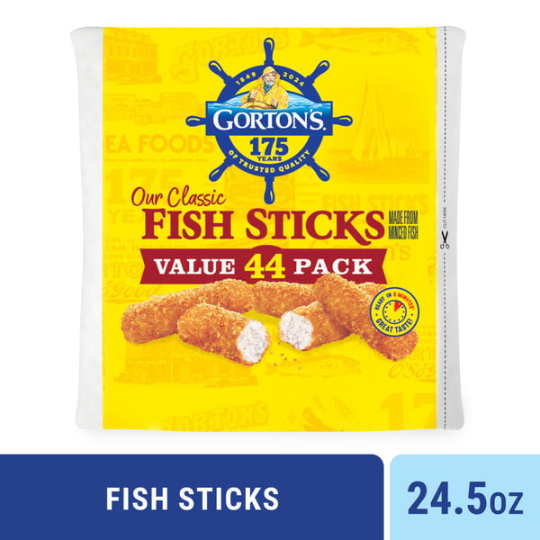 Frozen Seafood Gorton's Breaded Minced Fish Sticks hero