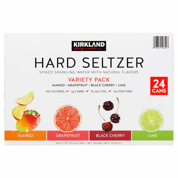 Kirkland Signature Kirkland Signature Hard Seltzer Variety, 12 fl oz, 24-count hero