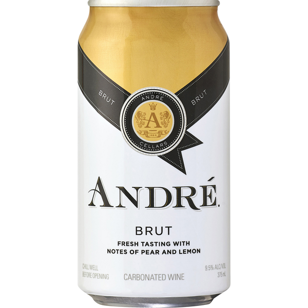 Specialty Wines & Champagnes André Brut Bubbly Wine Single Serve Can hero