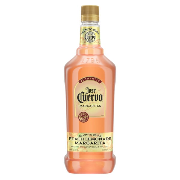 Spirits Jose Cuervo Authentic Margarita Peach Lemonade Cocktail hero