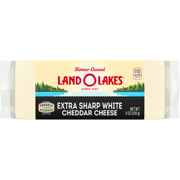 Packaged Cheese Land O Lakes Extra Sharp White Cheddar hero