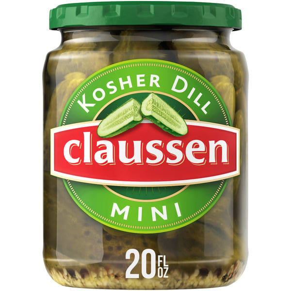 Lunch Meat-Prepackaged Claussen Kosher Dill Mini Pickles hero