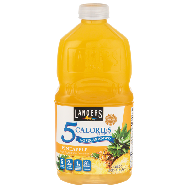 Juice & Nectars Langers Juice Cocktail, from Concentrate, Pineapple hero