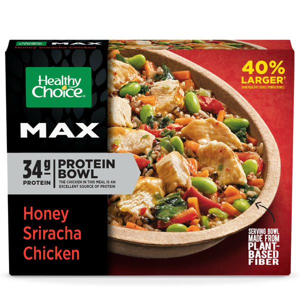 Frozen Meals Healthy Choice Max Bowl Honey Sriracha Chicken Frozen Meal hero