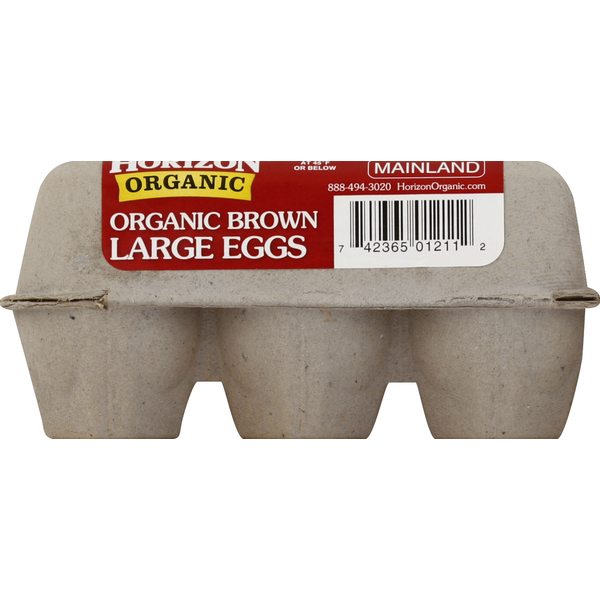 Eggs Horizon Organic Eggs, Brown, Large hero