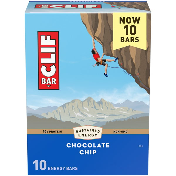 CLIF BAR Chocolate Chip Energy Bars hero