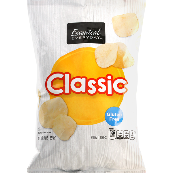 Chips & Pretzels Essential Everyday Potato Chips, Classic hero