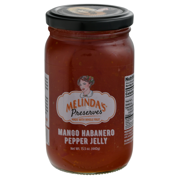 Melinda's Preserves, Mango Habanero Pepper Jelly hero