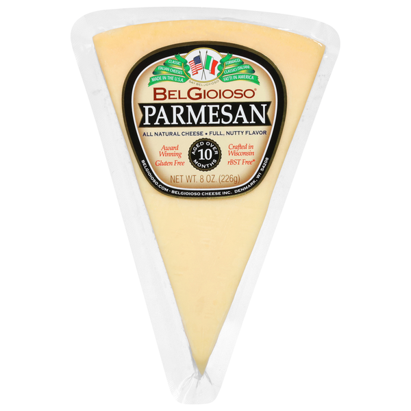 Specialty Packaged Deli Cheeses BelGioioso Parmesan Cheese, Wedge hero