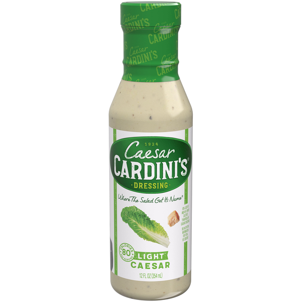 Salad Dressing & Toppings Cardini's Light Caesar Salad Dressing hero