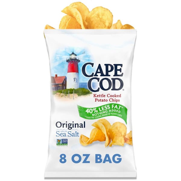 Chips & Pretzels Cape Cod Less Fat Original Kettle Cooked Potato Chips hero