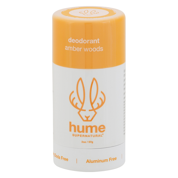 Deodorants Hume Supernatural Deodorant, Amber Woods, Aluminum Free hero