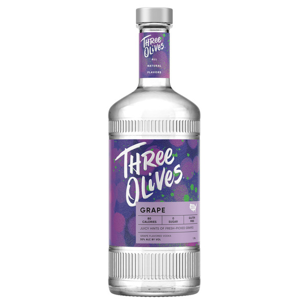 Flavored Vodka Three Olives Vodka Grape hero