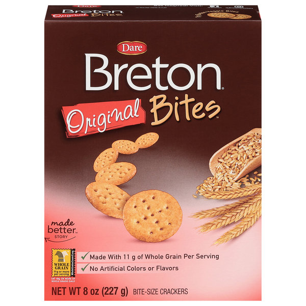 Crackers Dare Breton Original Bites Bite Size Crackers hero