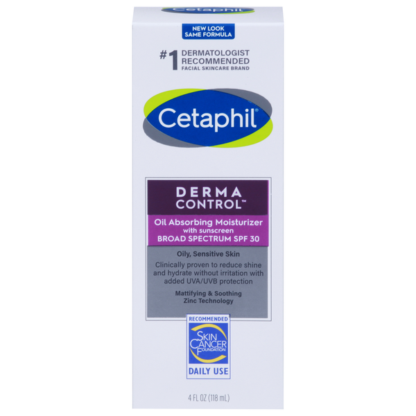 Facial Care Cetaphil Moisturizer, Oil Absorbing, Broad Spectrum SPF 50 hero