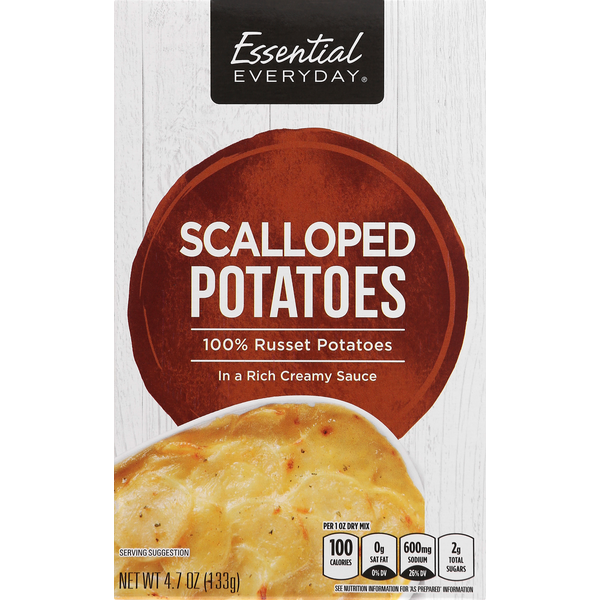 Instant Foods Essential Everyday Potatoes, in a Rich Creamy Sauce, Scalloped hero