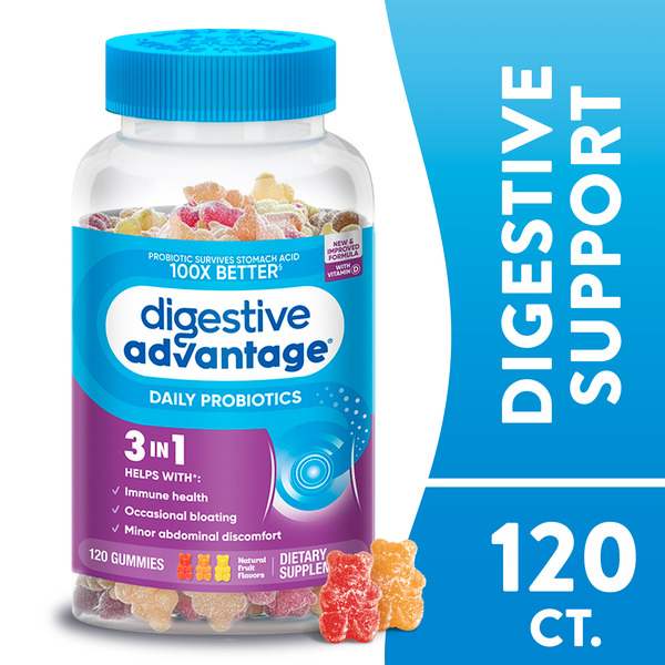 Digestion Digestive Advantage Digestive Advtg Probiotic Gummy 120ct hero