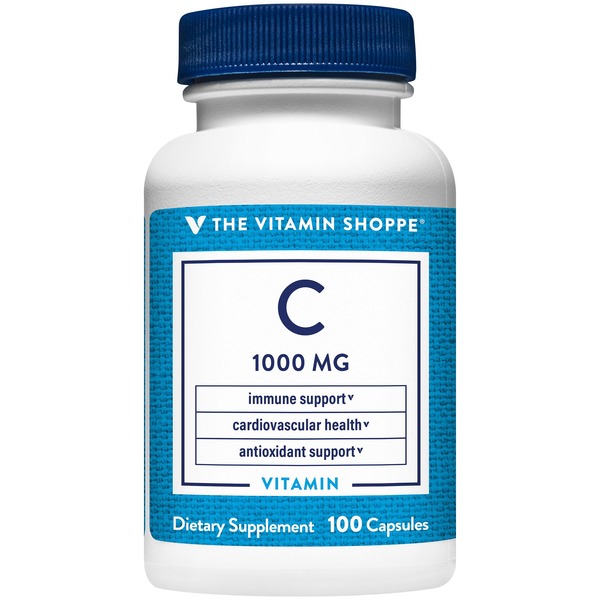 Other Supplements The Vitamin Shoppe Vitamin C - 1,000 MG (100 Capsules) hero