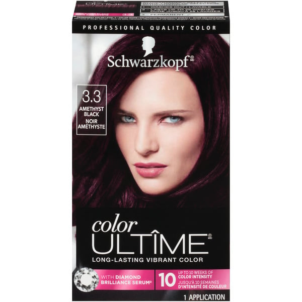 Hair Care Schwarzkopf Hair Color, 3.3 Amethyst Black hero