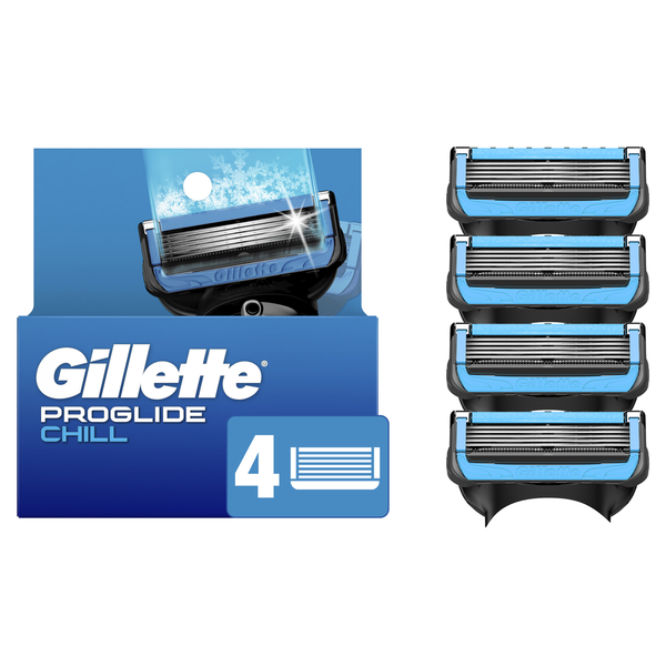 Shave Needs Gillette ProGlide Chill Men's Razor Blades, Blade Refills hero