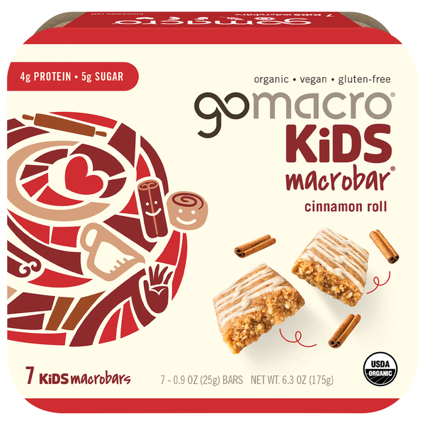 Buns & Rolls GoMacro MacroBars, Cinnamon Roll hero