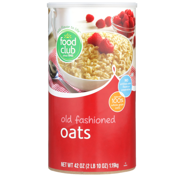 Cereal Food Club Old Fashioned Oats hero